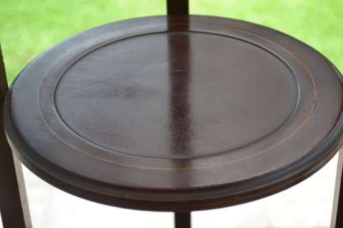 *** REDUCED ***  Vintage Mahogany Three Tier Cake Stand