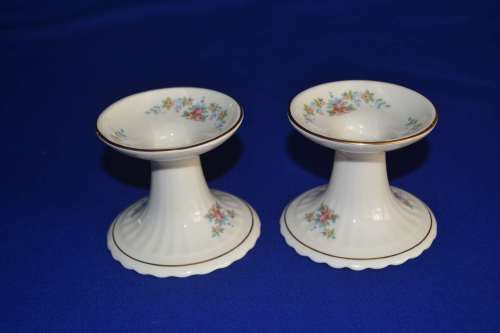 Royal Doulton `Juliet` Fine Bone China Candle Holders