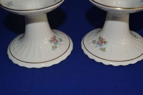 Royal Doulton `Juliet` Fine Bone China Candle Holders