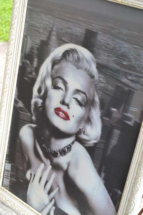 Marilyn Monroe 3D Holographic Poster - Framed