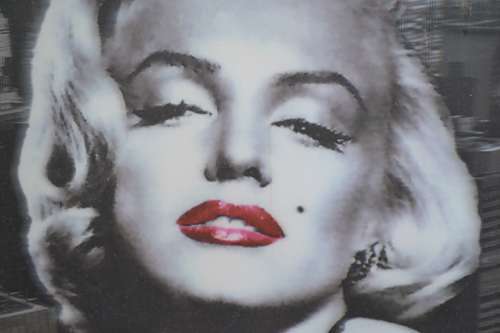 Marilyn Monroe 3D Holographic Poster - Framed