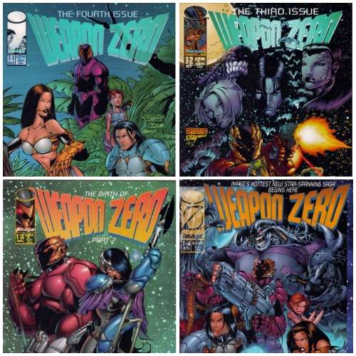 Weapon Zero - Issues #T-1, #T-2, #T-3 and, #T-4