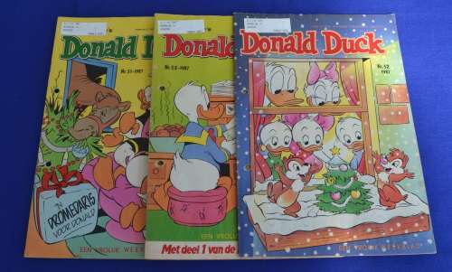 Donald Duck -  Een Vrolijk Weekblad (Dutch) 1987 x 3