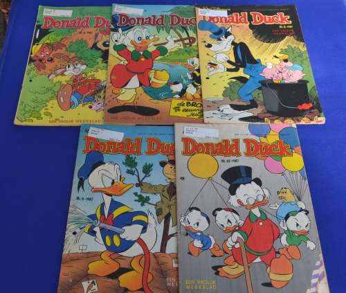 Donald Duck -  Een Vrolijk Weekblad (Dutch) 1987 x 5