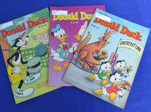 Donald Duck -  Een Vrolijk Weekblad (Dutch) 1987 x 3