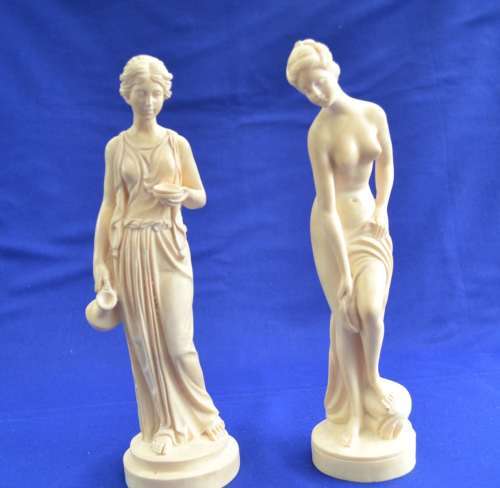 Pair of Vintage A. Santini Sculptures