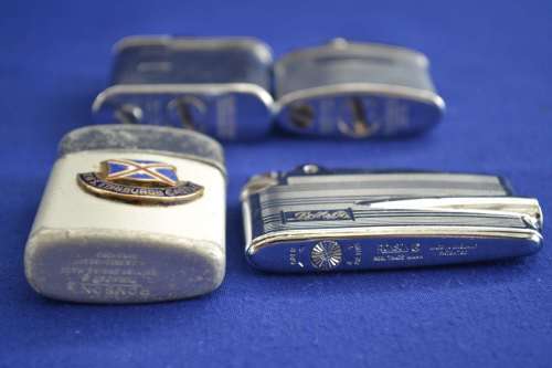 Vintage Ronson Cigarette Lighters x 4