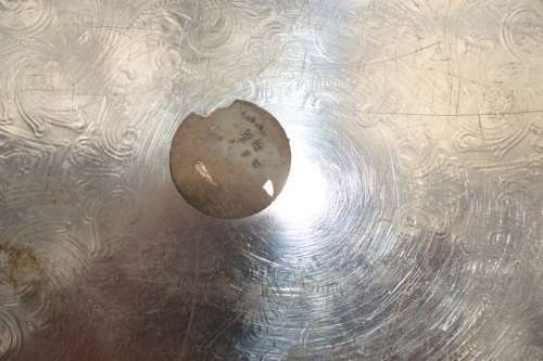Oval Silver Plate Tray with Handles