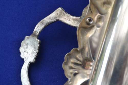 Silver Plate Tray with Handles