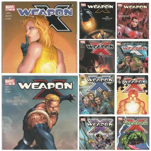 Weapon X Issue#11 to #20  2003 / 2004