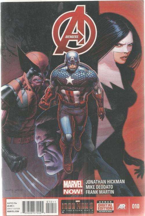 Avengers Issue #1, #2, #4, #6, #7, #8. #9 and #10