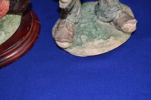 Pair of Vintage A. Santini Hobo Clown Figures