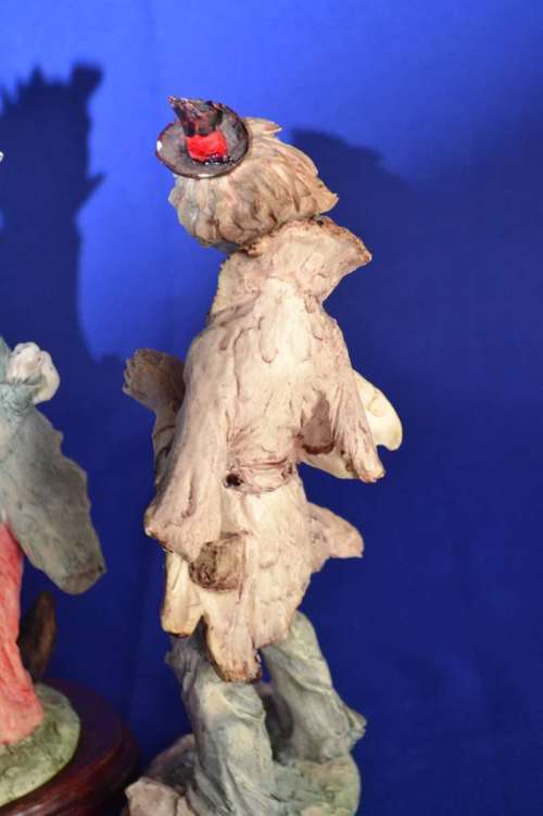 Pair of Vintage A. Santini Hobo Clown Figures