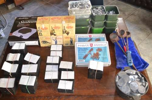 60 Prince August Hobby Casting Moulds and Casting Equipment