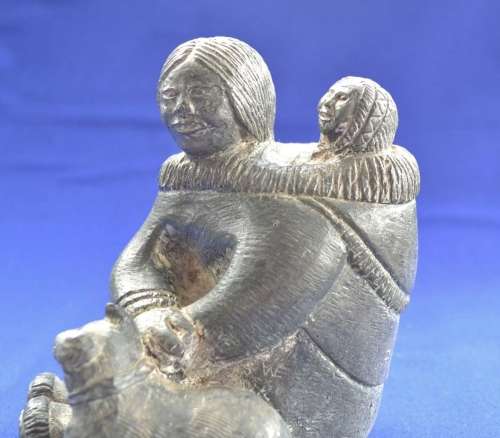Wolf Original Sculpture - Mother and Child
