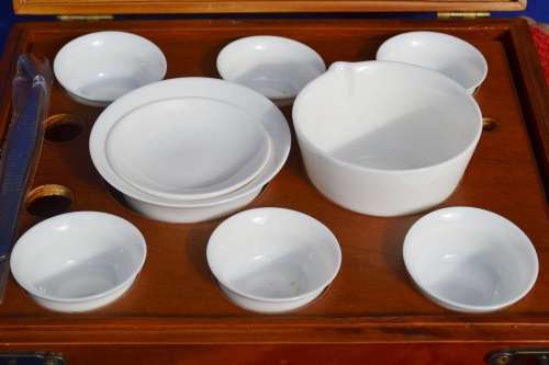 Portable Boxed Travel Tea Set in Protective Carry Bag