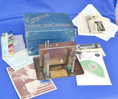 Vintage Empisal Home Rug Maker in Original Box with Original Paperwork