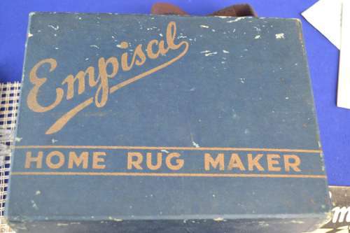 Vintage Empisal Home Rug Maker in Original Box with Original Paperwork
