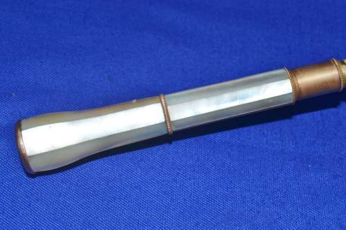 Vintage Mother of Pearl Opera Glasses with Telescopic Handle