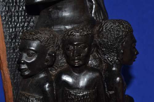 Large Makonde `Tree of Life`  Style Wood Carving