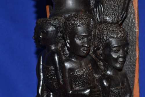 Large Makonde `Tree of Life`  Style Wood Carving