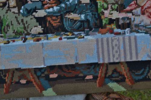 Vintage Tapestry `The Last Supper` - Unframed
