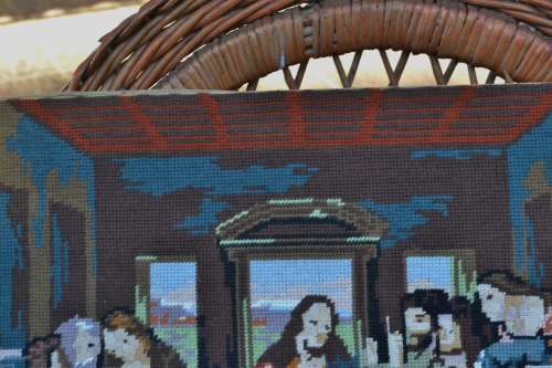 Vintage Tapestry `The Last Supper` - Unframed