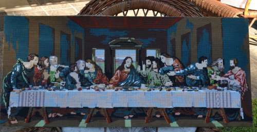 Vintage Tapestry `The Last Supper` - Unframed