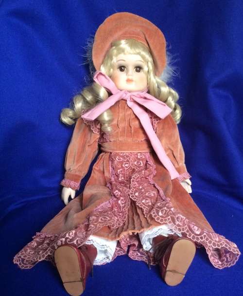 Vintage Porcelain Doll