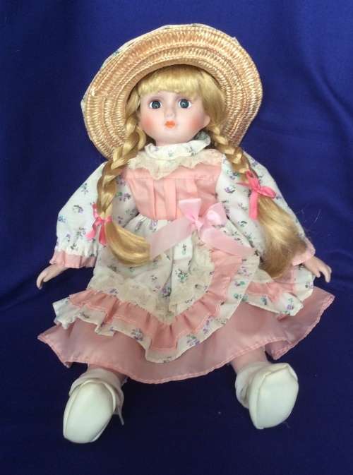 Vintage Porcelain Doll