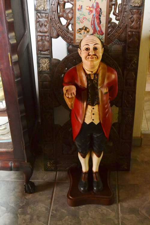 *Extremely Rare* Large Vintage Resin Butler Statue