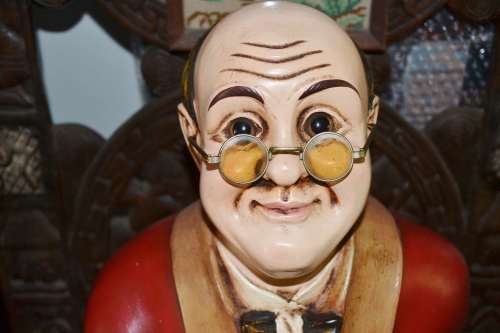 *Extremely Rare* Large Vintage Resin Butler Statue