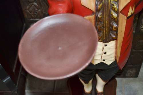 *Extremely Rare* Large Vintage Resin Butler Statue