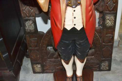 *Extremely Rare* Large Vintage Resin Butler Statue