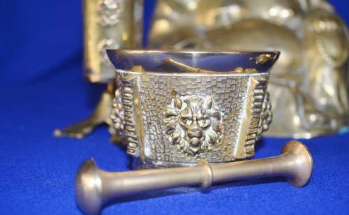 Assorted Vintage Brass Items - 5 Pieces