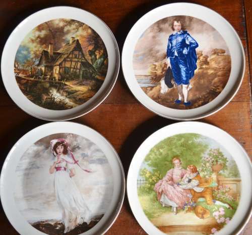 Constantia China Display Plates - Four Pieces