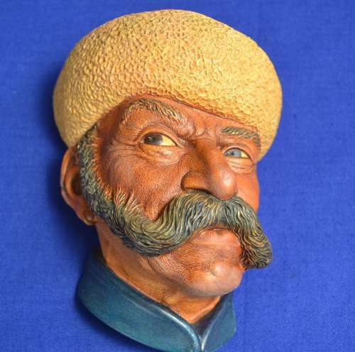 Vintage Bossons Chalkware Character Head - The Armenian