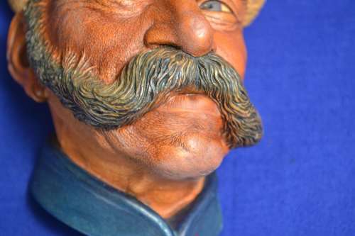 Vintage Bossons Chalkware Character Head - The Armenian