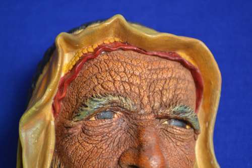 Vintage Bossons Chalkware Character Head - The Syrian