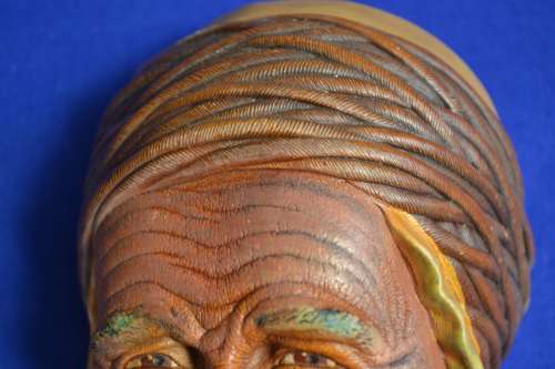 Vintage Bossons Chalkware Character Head - The Persian