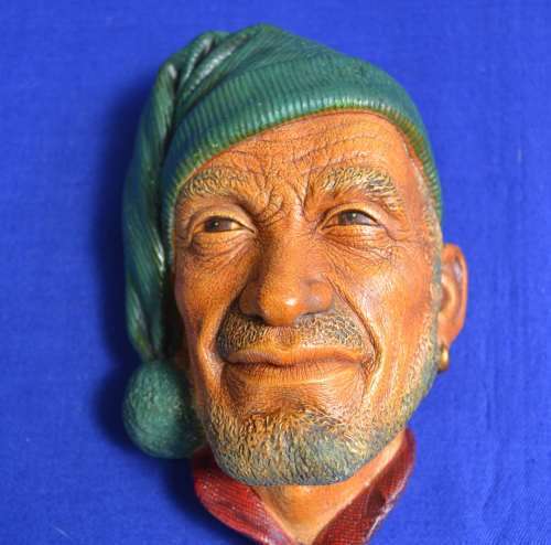 Vintage Bossons Chalkware Character Head - The Corsican