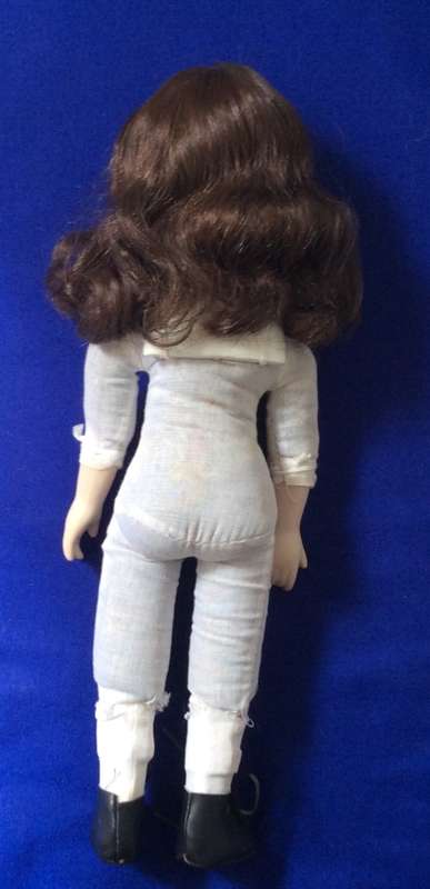 Vintage Porcelain Doll with Glasses