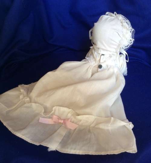Vintage Crawling Baby Porcelain Doll