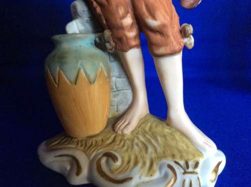 Pair of Leonardo Collection Bisque Porcelain Figurines