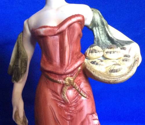 Pair of Leonardo Collection Bisque Porcelain Figurines