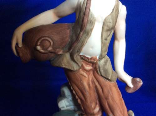 Pair of Leonardo Collection Bisque Porcelain Figurines