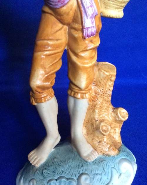 Large Leonardo Collection Bisque Porcelain Figurine