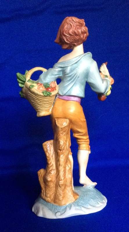 Large Leonardo Collection Bisque Porcelain Figurine