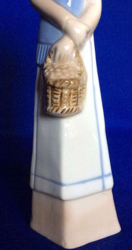 Set of Three Porcelain Figurines in Pastel Tones
