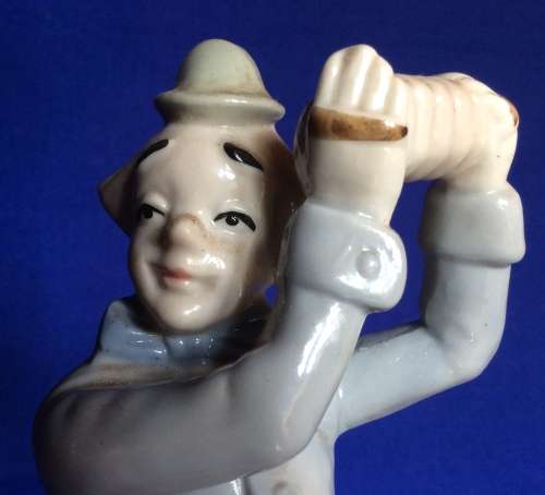 Porcelain Clown Figurines